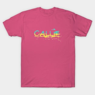 Callie Name Artistic T-Shirt